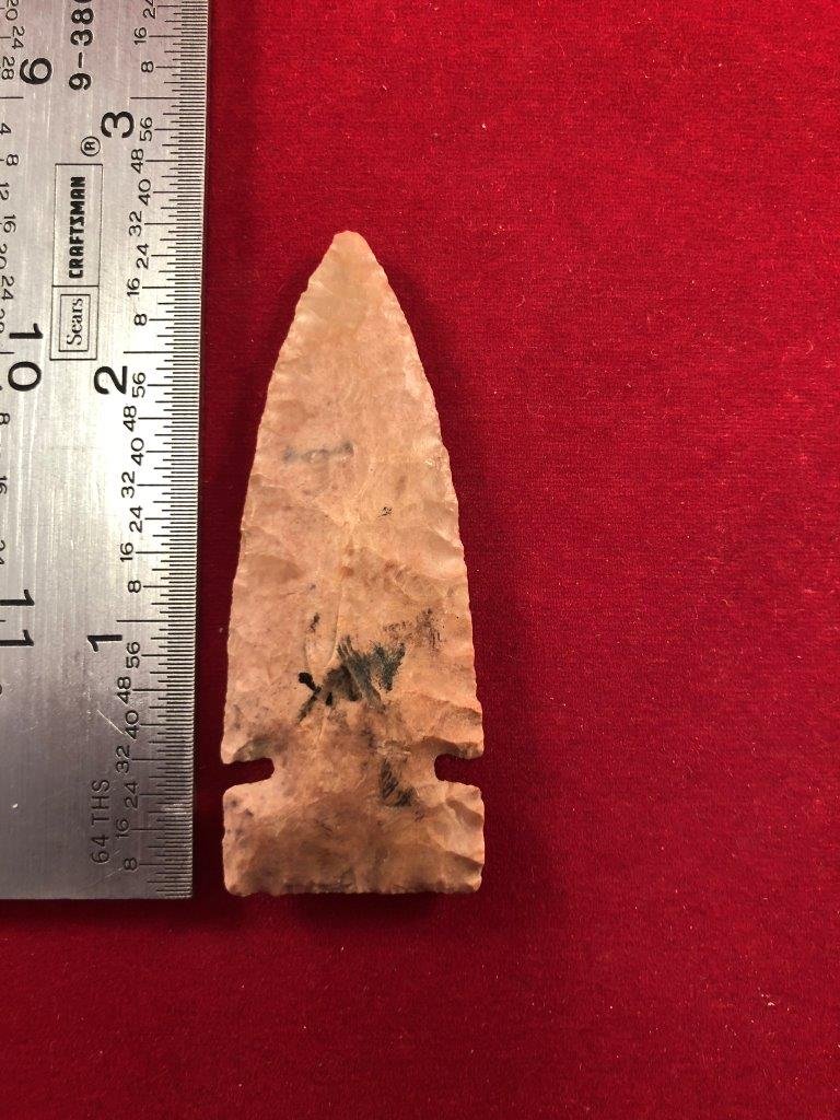 CACHE RIVER       INDIAN ARTIFACT ARROWHEAD (1 of 3)