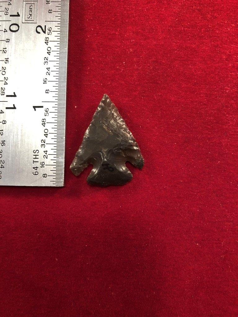 QUILOMERE BAR POINT  INDIAN ARTIFACT ARROWHEAD (1 of 3)