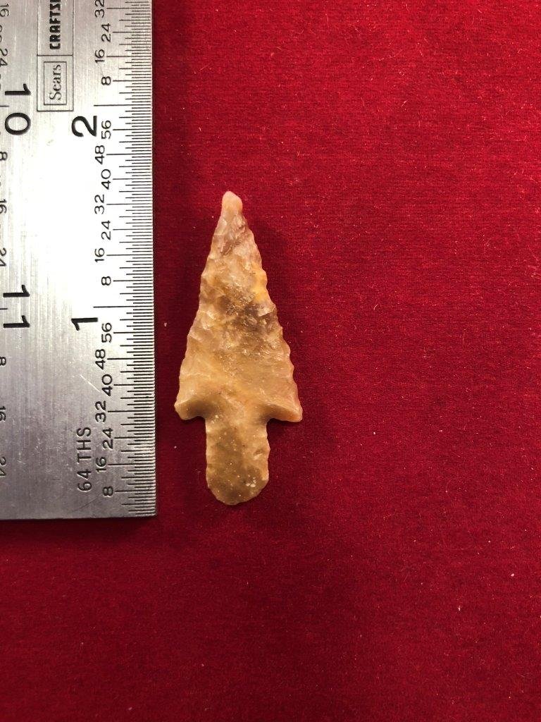 WALLULA SQUARE STEM POINT   INDIAN ARTIFACT ARROWHEAD (1 of 3)