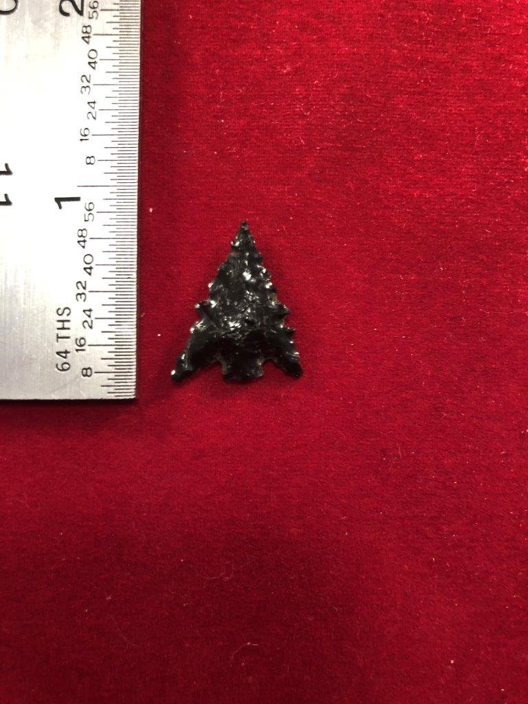 SERRATED NEEDLE TIP CALAPOOYA INDIAN ARTIFACT ARROWHEAD (1 of 3)