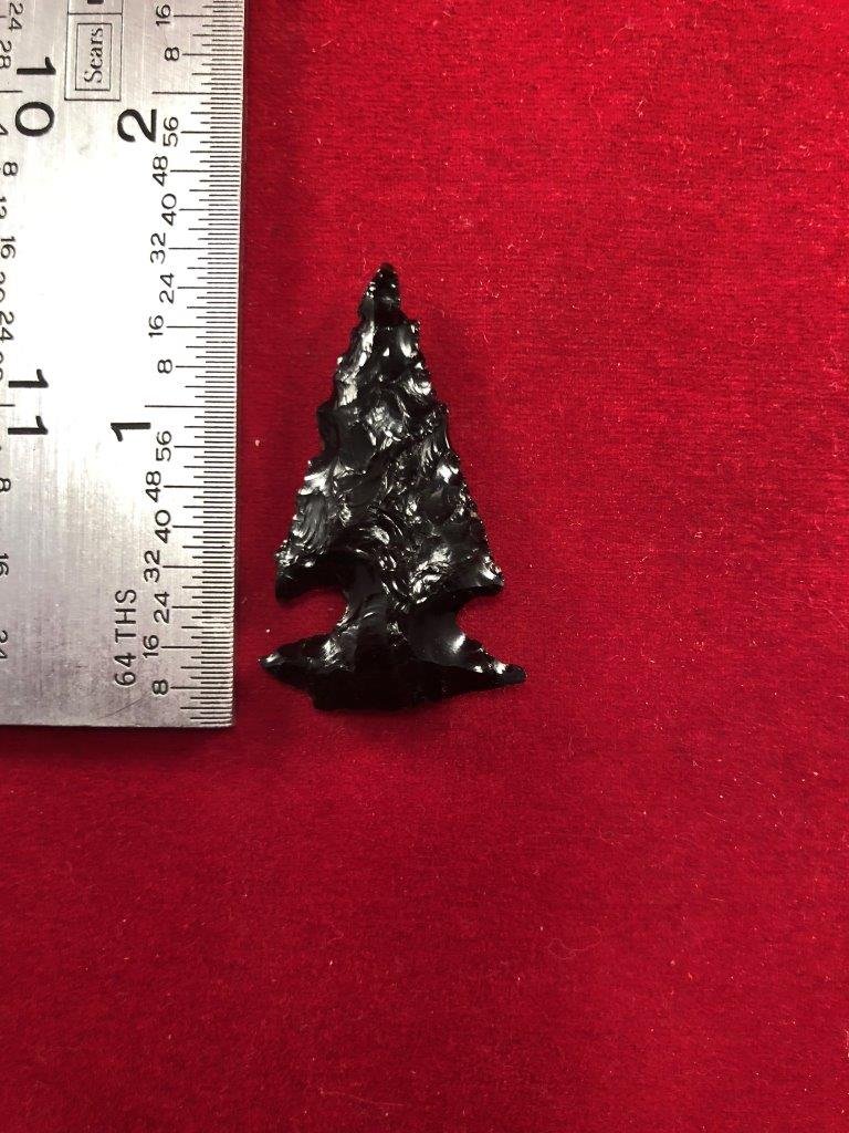 ELKO CORNER NOTCH     INDIAN ARTIFACT ARROWHEAD (1 of 3)