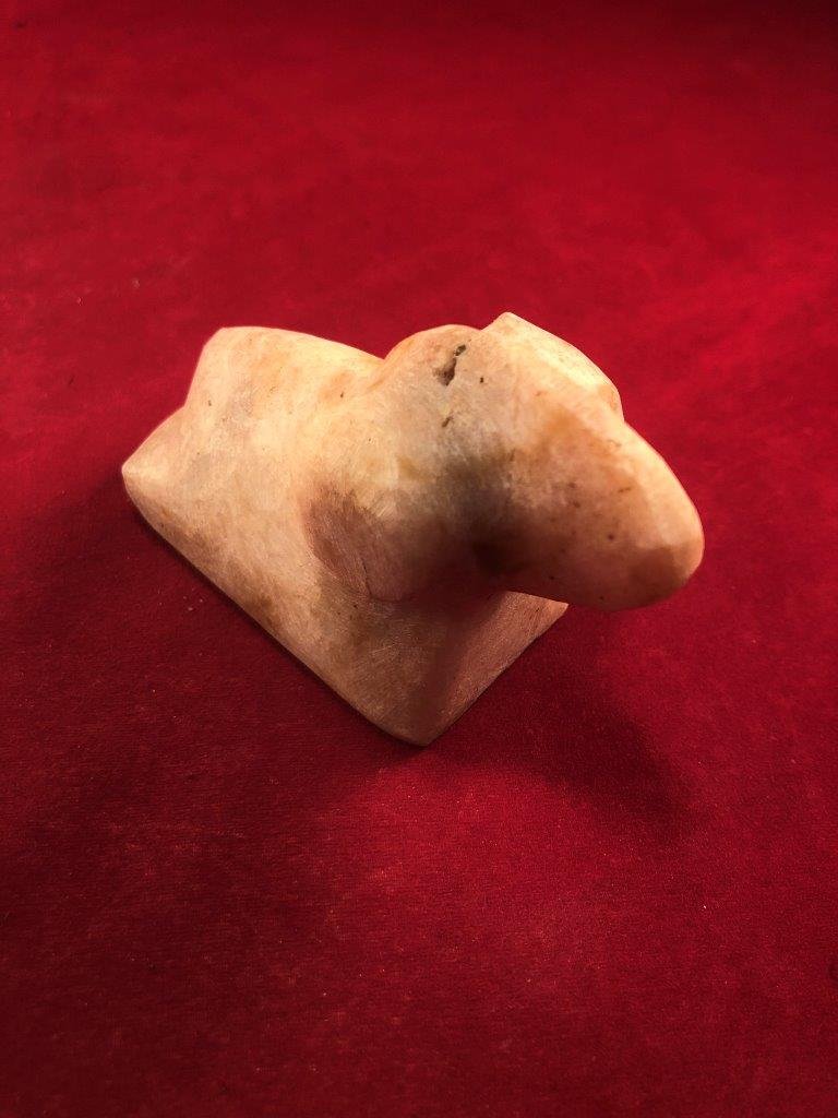 POPEYED BIRDSTONE INDIAN ARTIFACT ARROWHEAD: THIS BEAUTIFUL NATIVE AMERICAN INDIAN ARTIFACT IS 3&3/4 INCHES LONG. IT IS FROM ILLINOIS. IT WILL MAKE A GREAT ADDITION TO YOUR COLLECTION! KEY WORDS: NATIVE AMERICAN INDIAN ARTIFACT ARTIFACTS ARROWHE