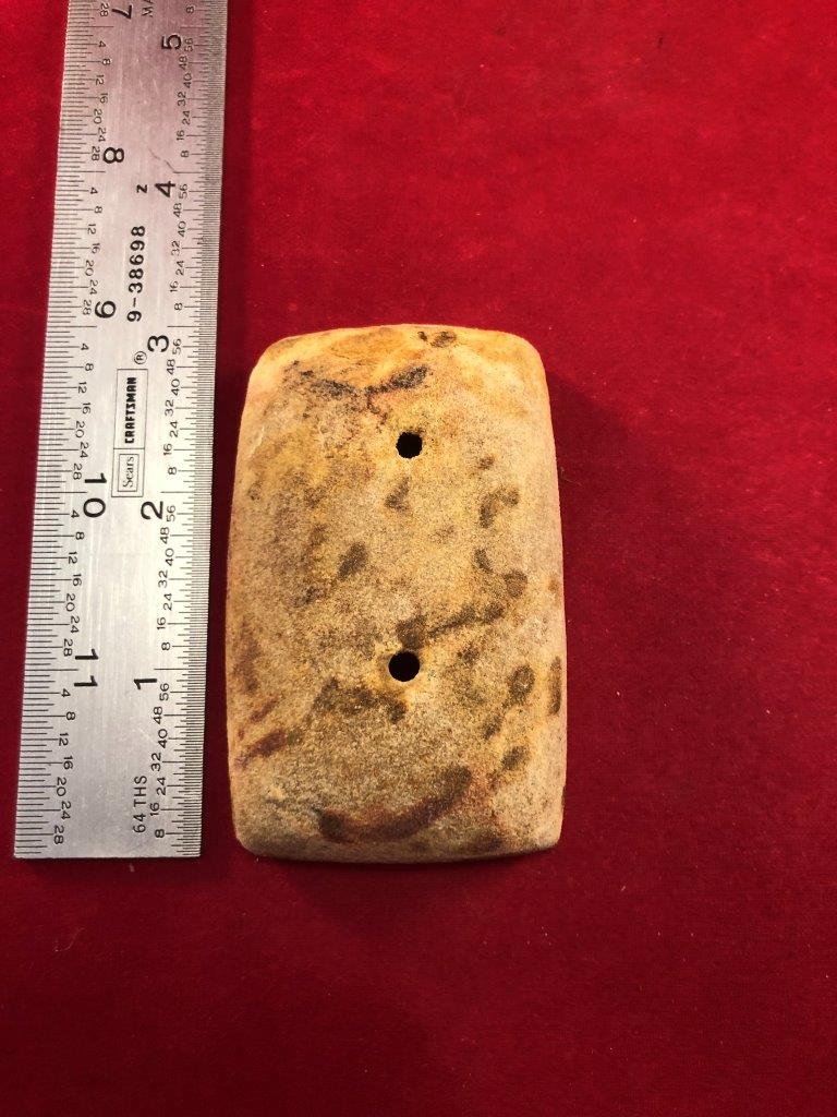 GORGET INDIAN ARTIFACT ARROWHEAD: THIS BEAUTIFUL NATIVE AMERICAN INDIAN ARTIFACT IS 3 INCHES LONG. IT IS FROM OHIO. IT WILL MAKE A GREAT ADDITION TO YOUR COLLECTION! KEY WORDS: NATIVE AMERICAN INDIAN ARTIFACT ARTIFACTS ARROWHEAD ARROW