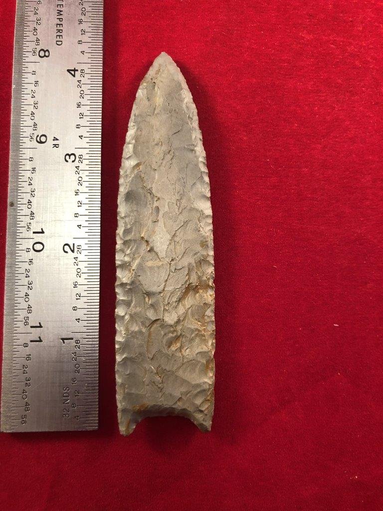 CLOVIS    INDIAN ARTIFACT ARROWHEAD (1 of 3)