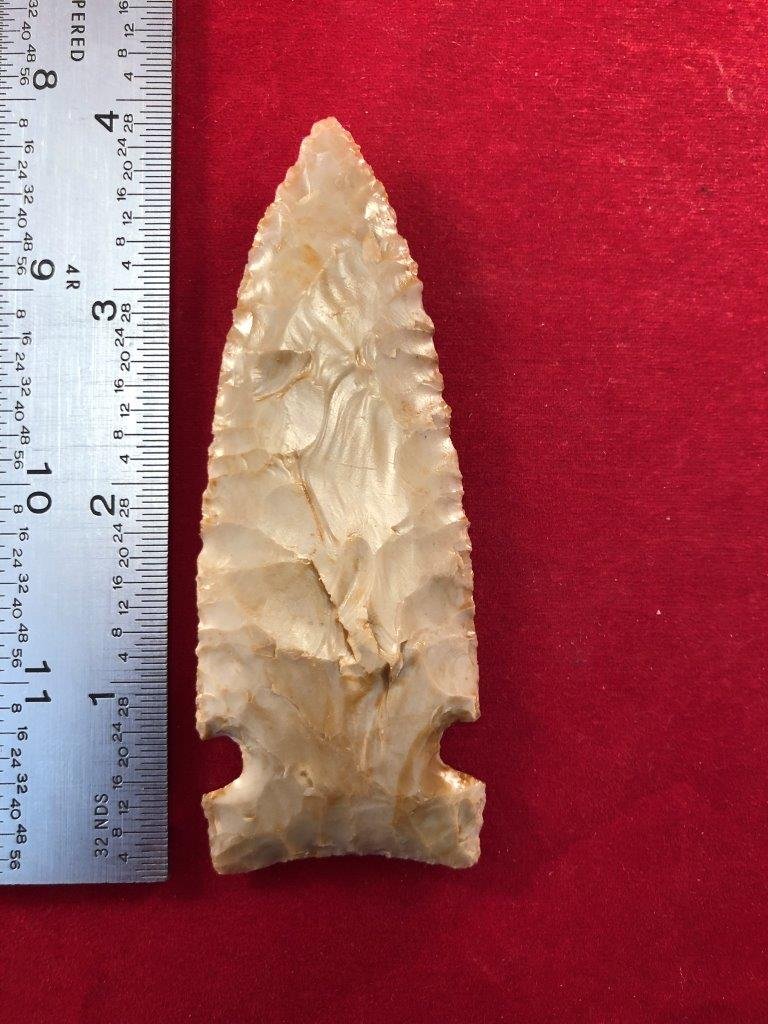 CACHE RIVER      INDIAN ARTIFACT ARROWHEAD (1 of 3)