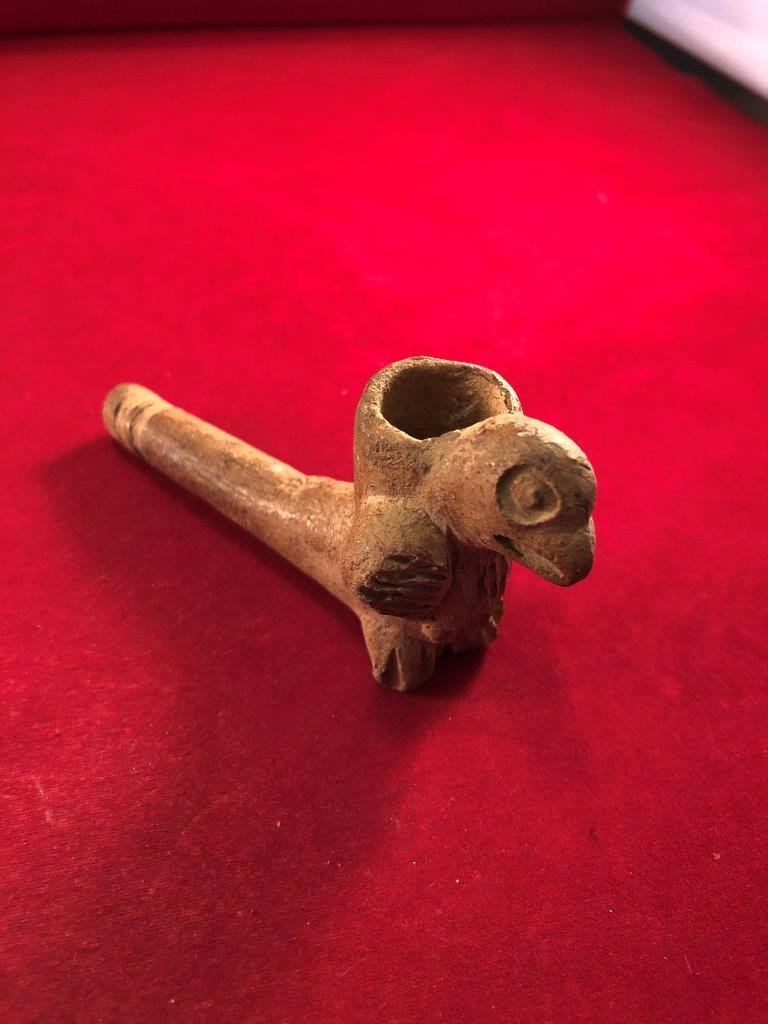 HAWK EFFIGY  PIPE     INDIAN ARTIFACT ARROWHEAD (1 of 5)