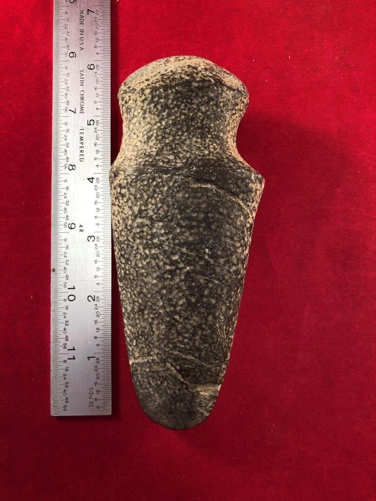 GROOVED AXE  INDIAN ARTIFACT ARROWHEAD (1 of 4)