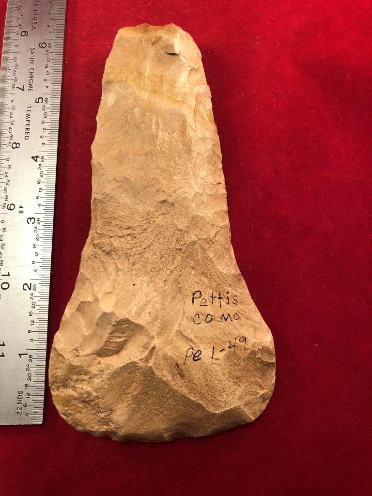 CHIPPED CELT     INDIAN ARTIFACT ARROWHEAD (1 of 3)