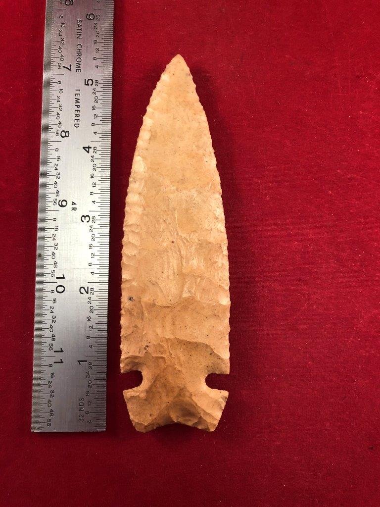 GRAHAM CAVE                   INDIAN ARTIFACT ARROWHEAD (1 of 3)