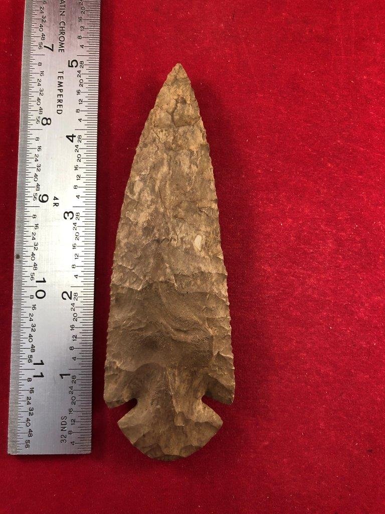 DOVETAIL  INDIAN ARTIFACT ARROWHEAD (1 of 3)