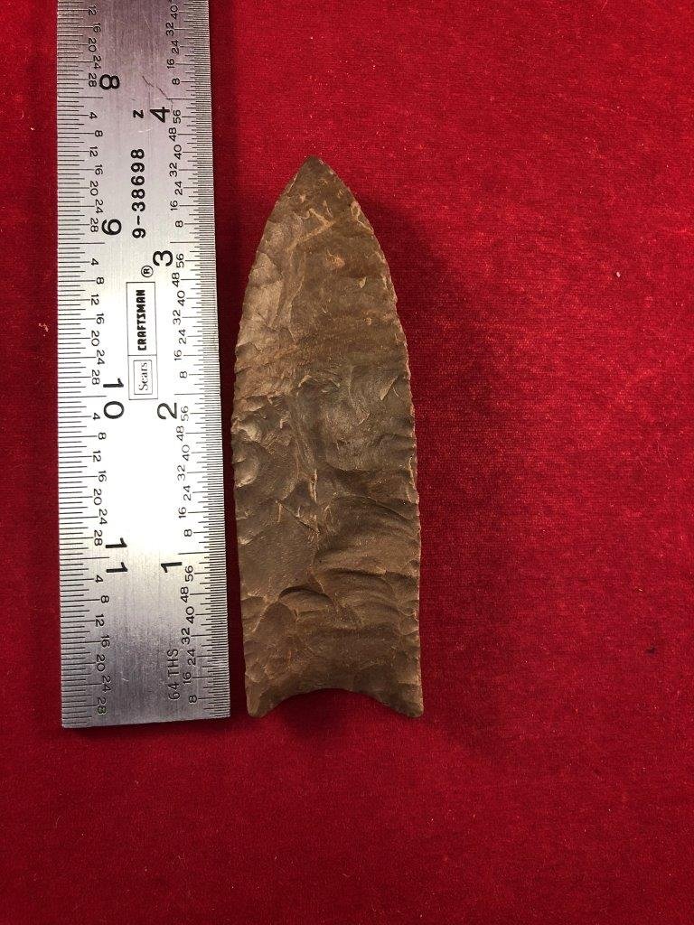 CLOVIS     INDIAN ARTIFACT ARROWHEAD (1 of 3)