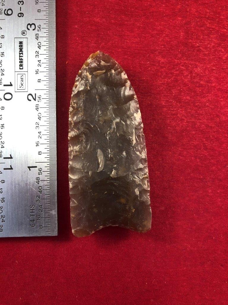 CLOVIS     INDIAN ARTIFACT ARROWHEAD (1 of 4)