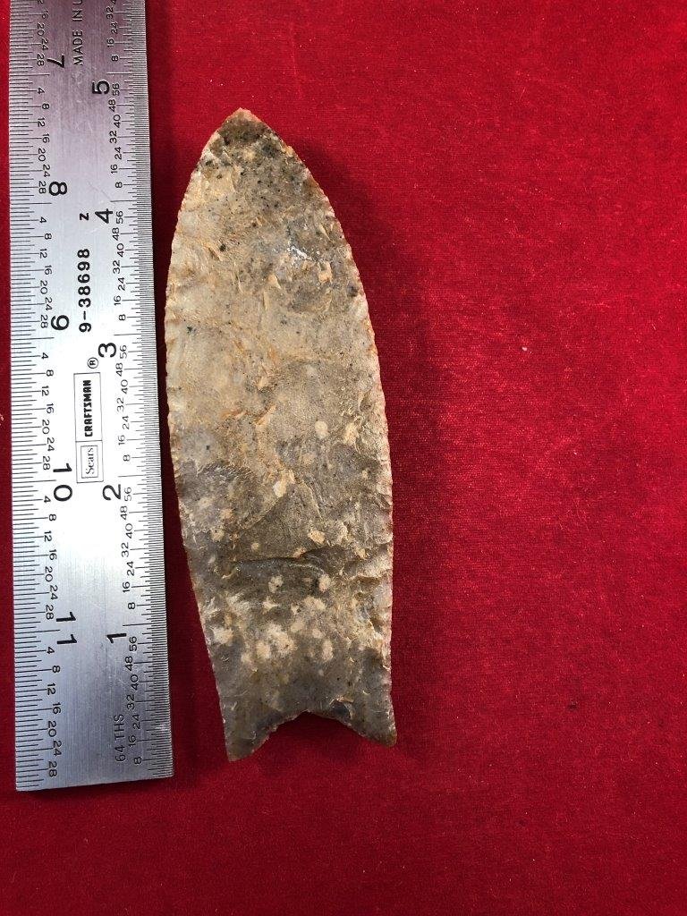 CLOVIS INDIAN ARTIFACT ARROWHEAD