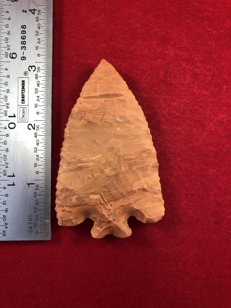 MAC CORKLE     INDIAN ARTIFACT ARROWHEAD (1 of 3)