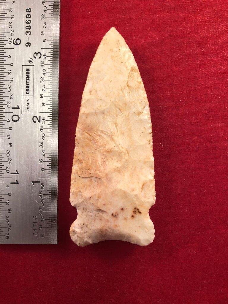 NOTCHED POINT     INDIAN ARTIFACT ARROWHEAD (1 of 3)