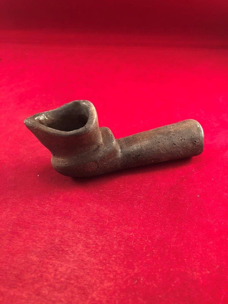 CADDO POTTERY PIPE INDIAN ARTIFACT ARROWHEAD (1 of 6)