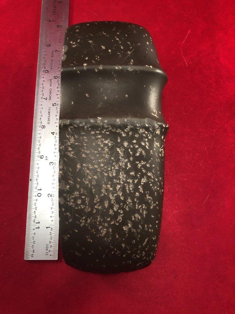 GROOVED AXE INDIAN ARTIFACT ARROWHEAD: THIS BEAUTIFUL NATIVE AMERICAN INDIAN ARTIFACT IS 7 INCHES LONG. IT IS FROM MISSOURI. IT WILL MAKE A GREAT ADDITION TO YOUR COLLECTION! KEY WORDS: NATIVE AMERICAN INDIAN ARTIFACT ARTIFACTS ARROWHEAD A