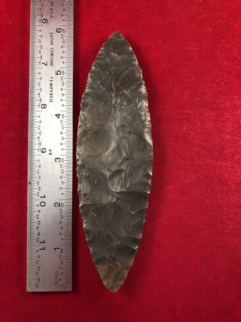 TURKEY TAIL KNIFE     INDIAN ARTIFACT ARROWHEAD (1 of 3)