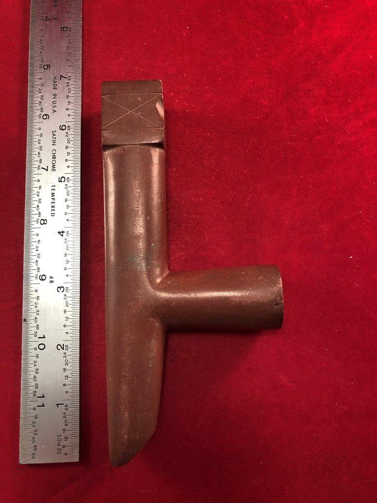CATLINITE  PIPE        INDIAN ARTIFACT ARROWHEAD (1 of 7)