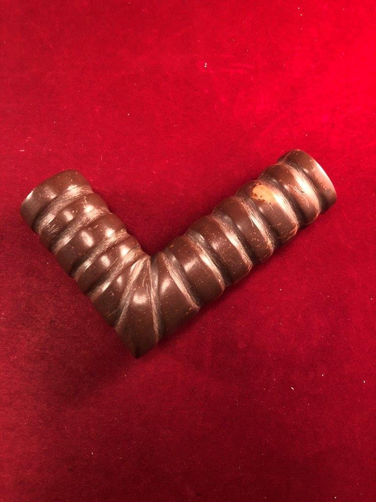 CATLINITE ELBOW PIPE        INDIAN ARTIFACT ARROWHEAD (1 of 4)
