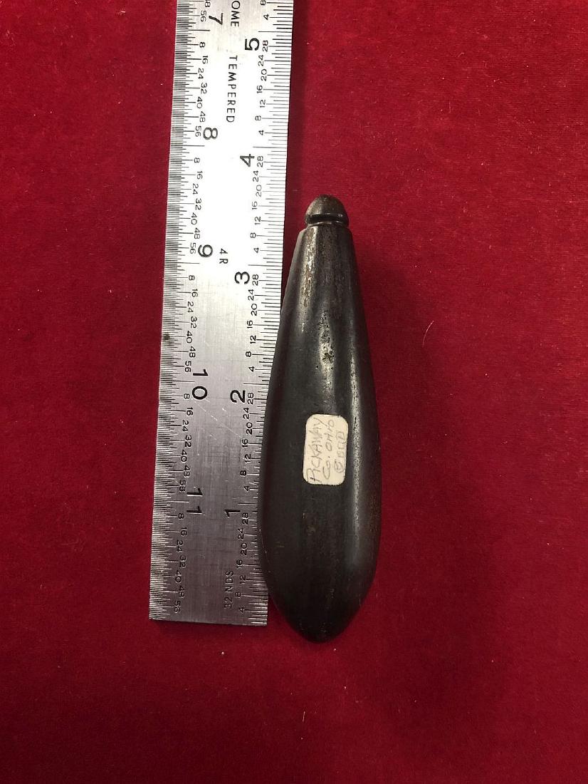 HEMATITE PLUMMET     INDIAN ARTIFACT ARROWHEAD (1 of 4)