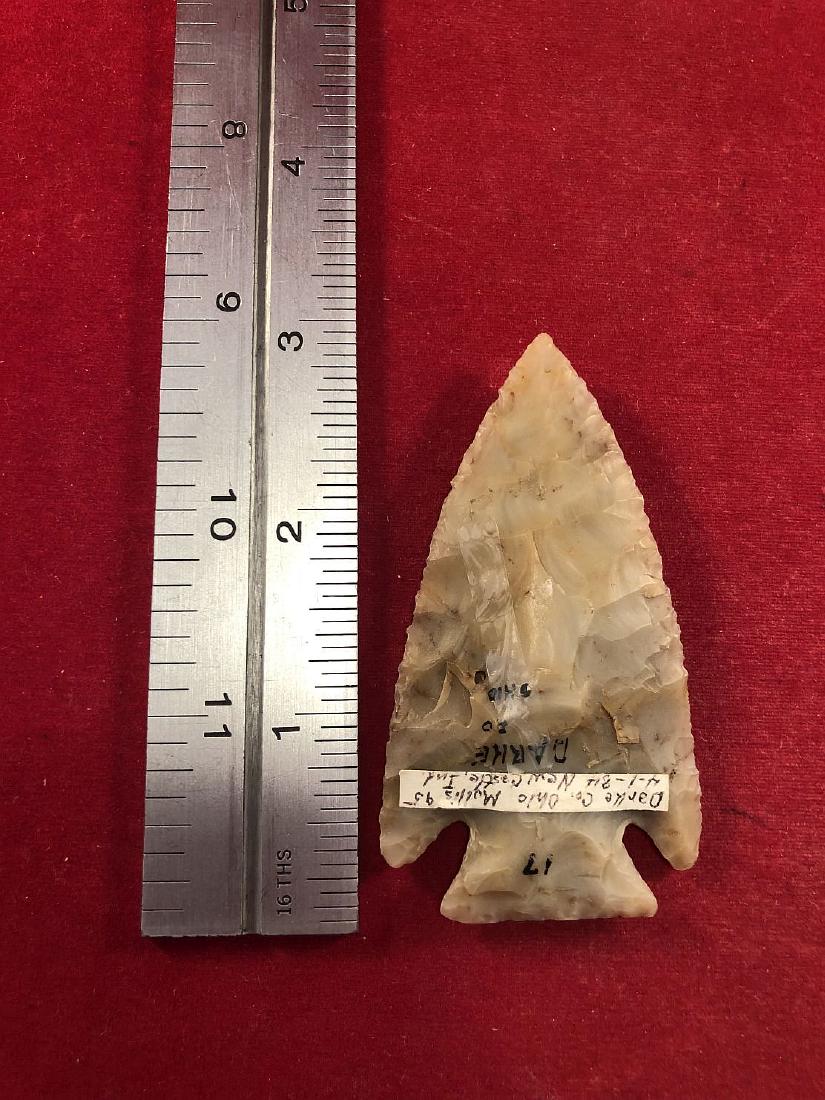 FLINT RIDGE     INDIAN ARTIFACT ARROWHEAD (1 of 3)