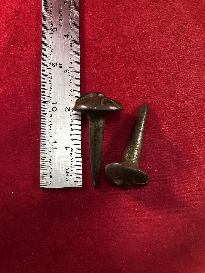 EAR SPOOLS      INDIAN ARTIFACT ARROWHEAD (1 of 7)