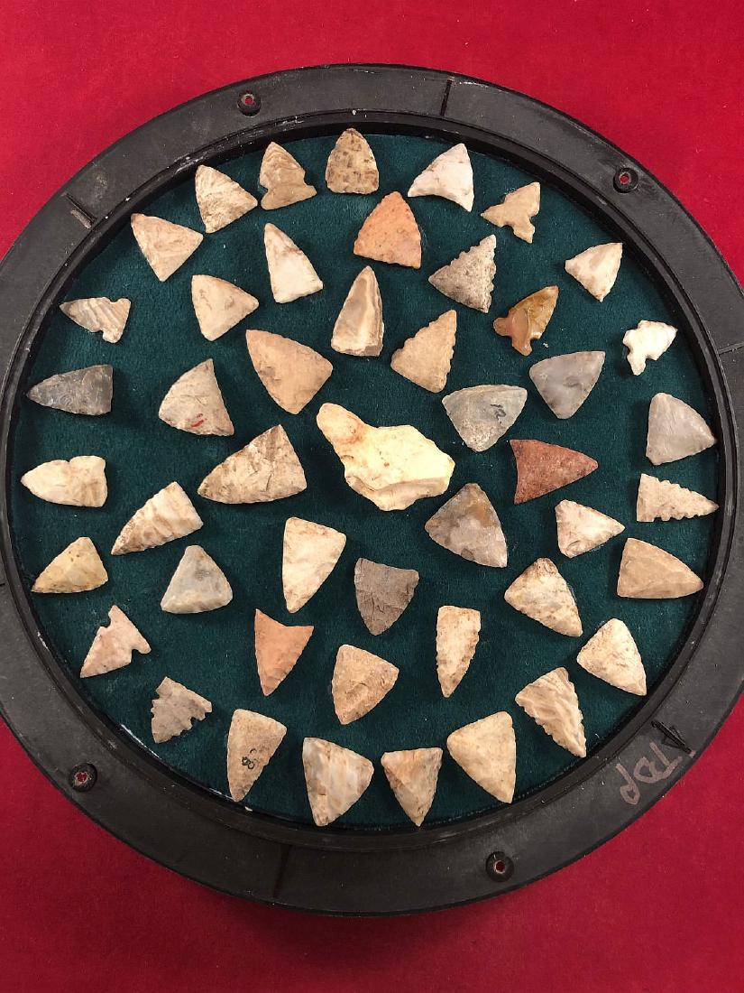 47 BIRDPOINTS      INDIAN ARTIFACT ARROWHEAD (1 of 5)