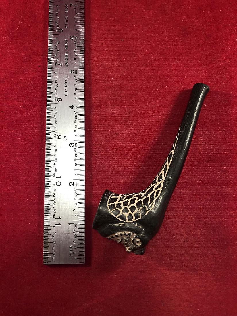 POTTERY PIPE    INDIAN ARTIFACT ARROWHEAD (1 of 6)