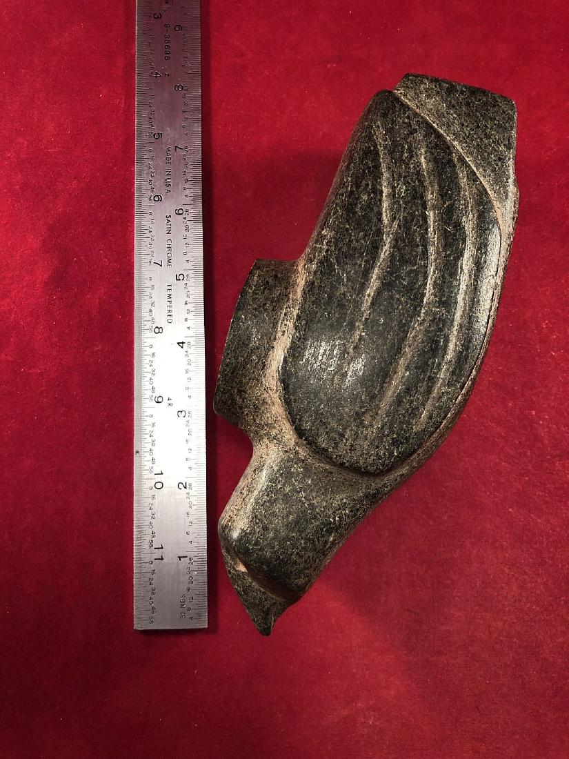 LARGE OWL EFFIGY STONE PIPE INDIAN ARTIFACT ARROWHEAD (1 of 6)