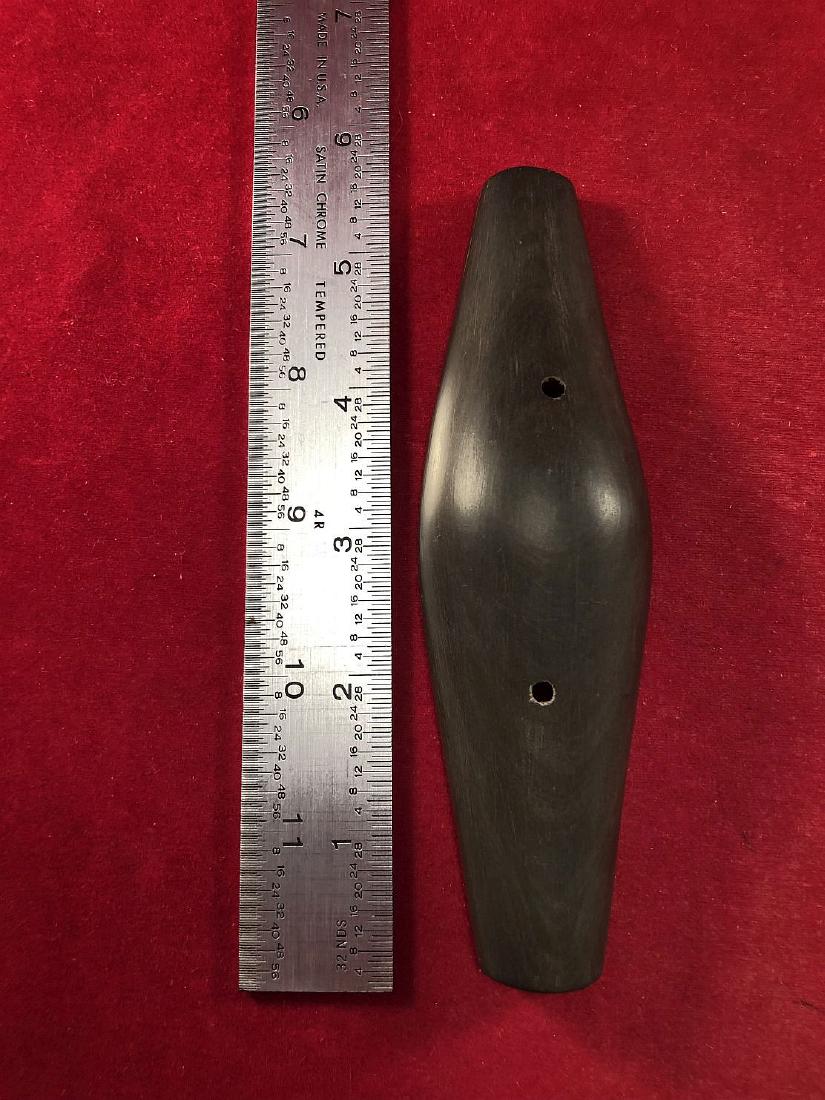 GORGET INDIAN ARTIFACT ARROWHEAD: THIS BEAUTIFUL NATIVE AMERICAN INDIAN ARTIFACT IS 5&1/2 INCHES LONG. IT IS FROM OHIO. IT WILL MAKE A GREAT ADDITION TO YOUR COLLECTION! KEY WORDS: NATIVE AMERICAN INDIAN ARTIFACT ARTIFACTS ARROWHEAD A