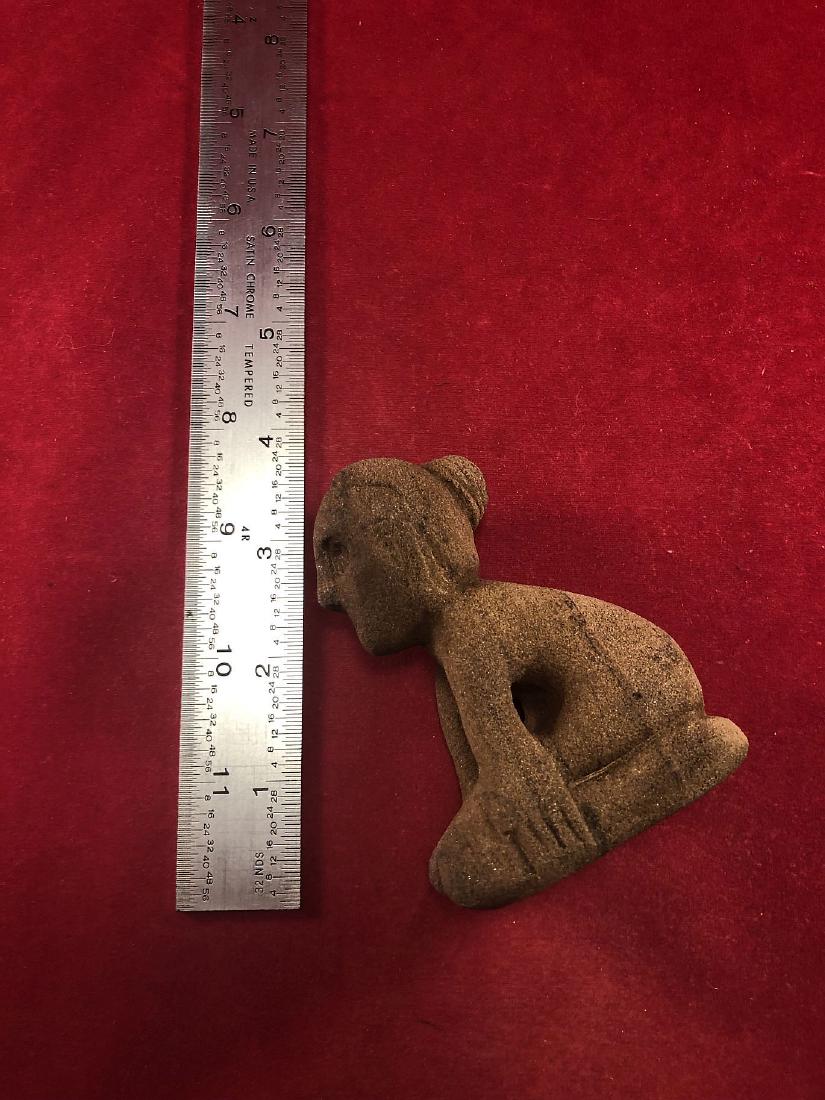 SANDSTONE PIPE    INDIAN ARTIFACT ARROWHEAD (1 of 4)