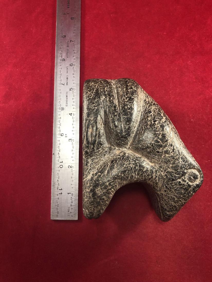 FROG EFFIGY STONE PIPE    INDIAN ARTIFACT ARROWHEAD (1 of 4)