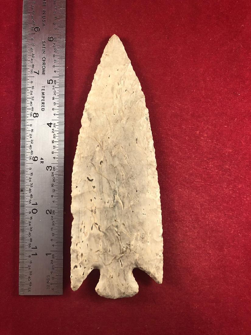 SMITH INDIAN ARTIFACT ARROWHEAD: THIS BEAUTIFUL NATIVE AMERICAN INDIAN ARTIFACT IS 6&1/8 INCHES LONG. IT IS FROM MISSOURI. IT WILL MAKE A GREAT ADDITION TO YOUR COLLECTION! KEY WORDS: NATIVE AMERICAN INDIAN ARTIFACT ARTIFACTS ARROWHE