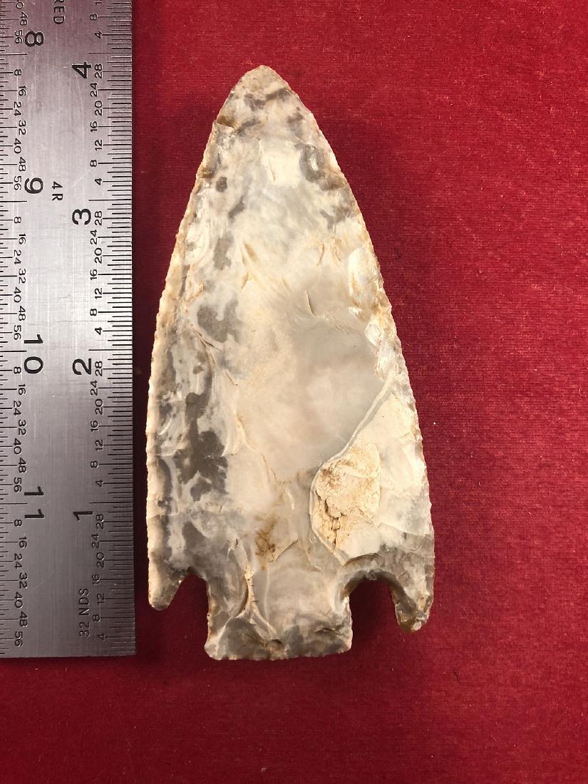 SMITH INDIAN ARTIFACT ARROWHEAD: THIS BEAUTIFUL NATIVE AMERICAN INDIAN ARTIFACT IS 4 INCHES LONG. IT IS FROM MISSOURI. IT WILL MAKE A GREAT ADDITION TO YOUR COLLECTION! KEY WORDS: NATIVE AMERICAN INDIAN ARTIFACT ARTIFACTS ARROWHEAD A