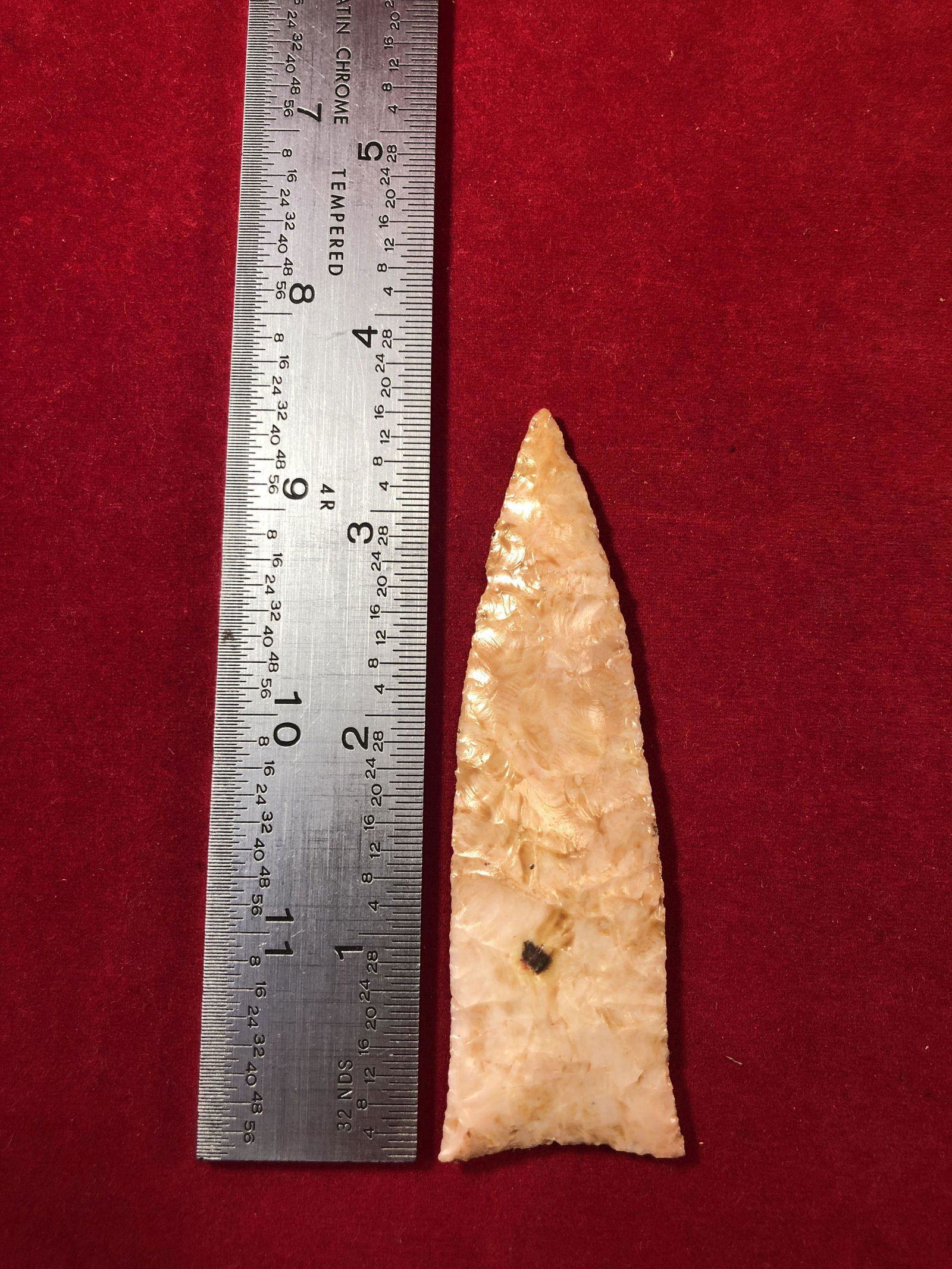DALTON    INDIAN ARTIFACT POTTERY ARROWHEAD (1 of 3)