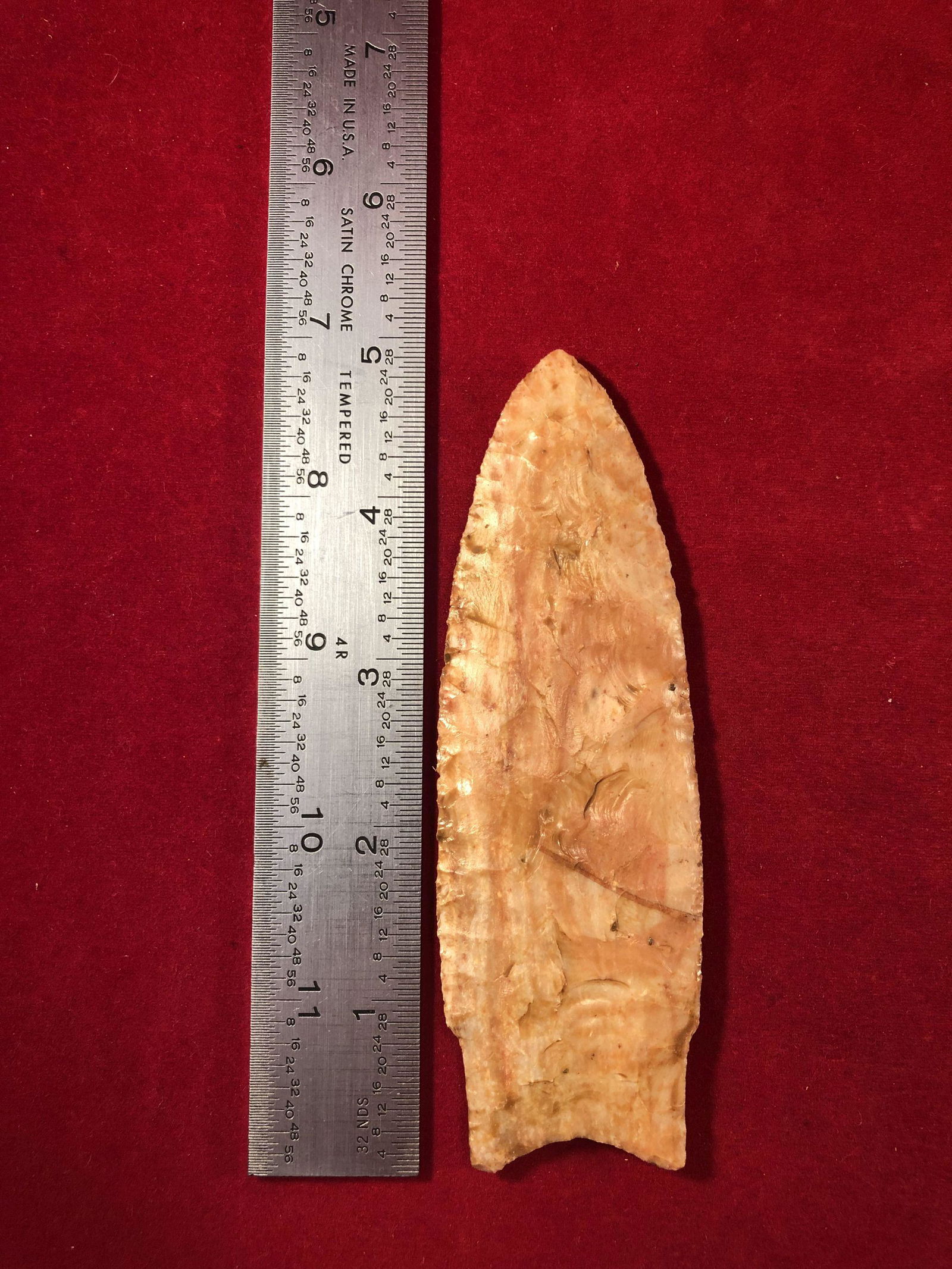 DALTON     INDIAN ARTIFACT POTTERY ARROWHEAD (1 of 3)