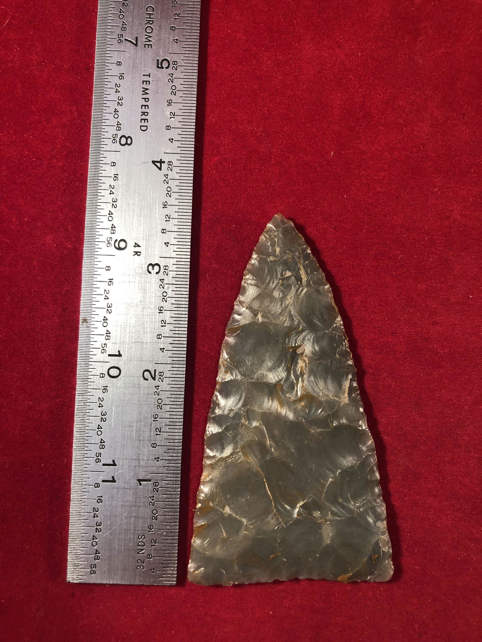 DALTON     INDIAN ARTIFACT POTTERY ARROWHEAD (1 of 3)