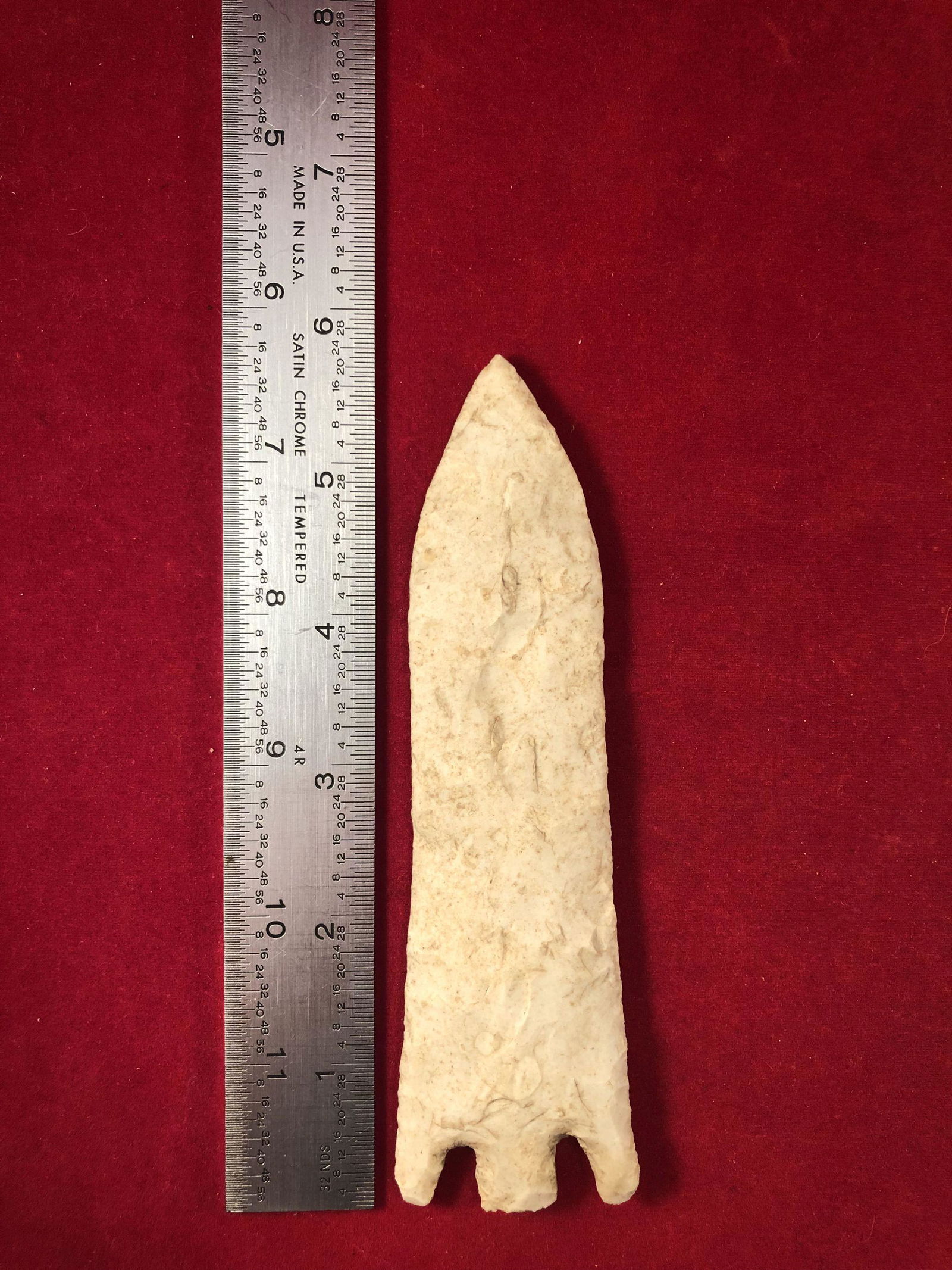 ETLEY     INDIAN ARTIFACT POTTERY ARROWHEAD (1 of 3)