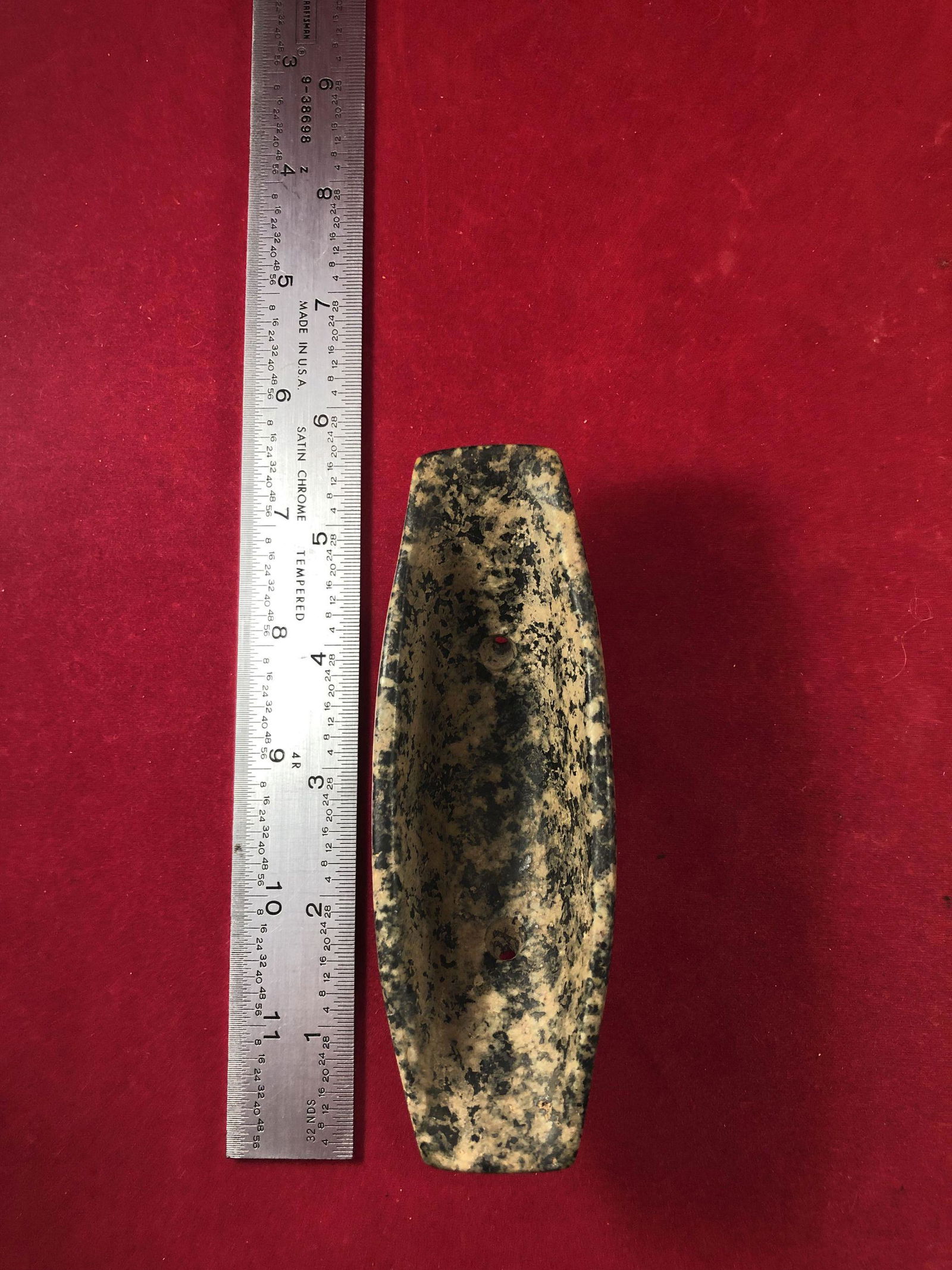 BOAT STONE     INDIAN ARTIFACT POTTERY ARROWHEAD (1 of 3)