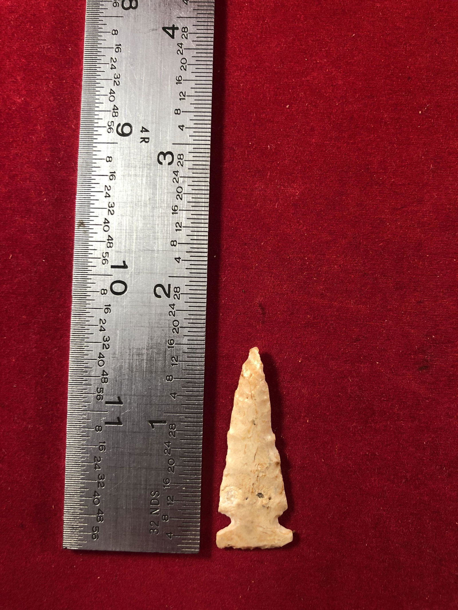 ARROW POINT     INDIAN ARTIFACT POTTERY ARROWHEAD (1 of 3)