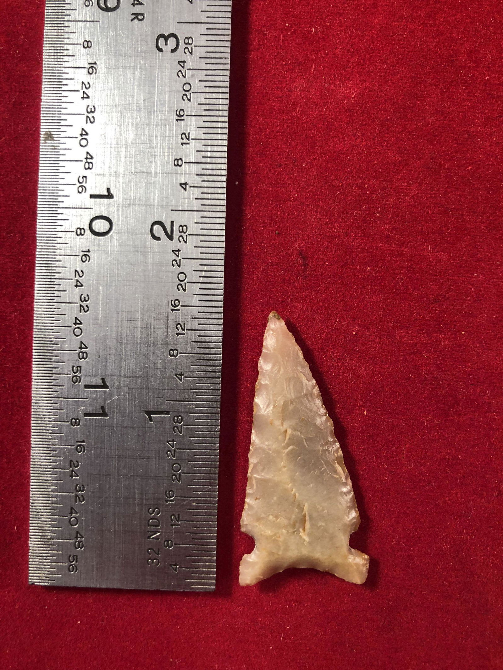 ARROW POINT     INDIAN ARTIFACT POTTERY ARROWHEAD (1 of 3)