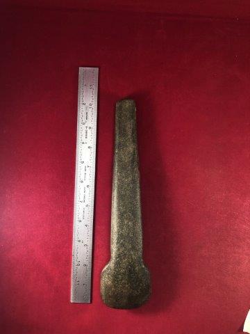 SPUD    INDIAN POTTERY ARTIFACT ARROWHEAD (1 of 3)