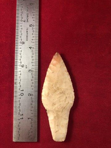 ADENA     INDIAN POTTERY ARTIFACT ARROWHEAD (1 of 3)