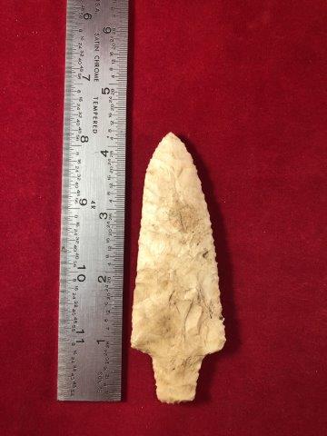 ADENA     INDIAN POTTERY ARTIFACT ARROWHEAD (1 of 3)