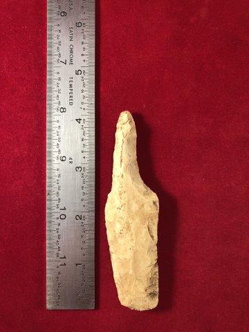 DRILL     INDIAN POTTERY ARTIFACT ARROWHEAD (1 of 3)