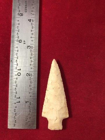 ADENA    INDIAN POTTERY ARTIFACT ARROWHEAD (1 of 3)