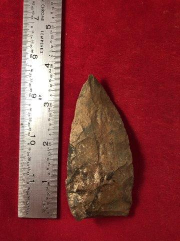 BLADE     INDIAN POTTERY ARTIFACT ARROWHEAD (1 of 3)