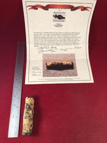 BAR WEIGHT     INDIAN POTTERY ARTIFACT ARROWHEAD WITH (1 of 5)