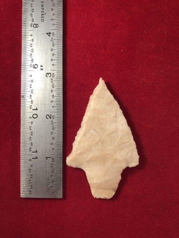 ADENA     INDIAN POTTERY ARTIFACT ARROWHEAD (1 of 3)